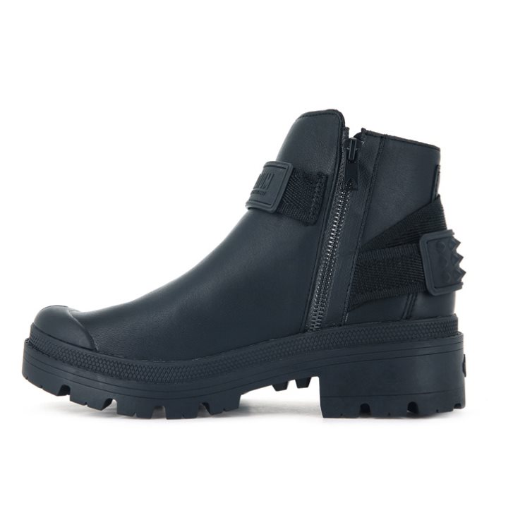 Dámské Boty Palladium Pallabase Rockboot L Černé | CZ JWM-40C